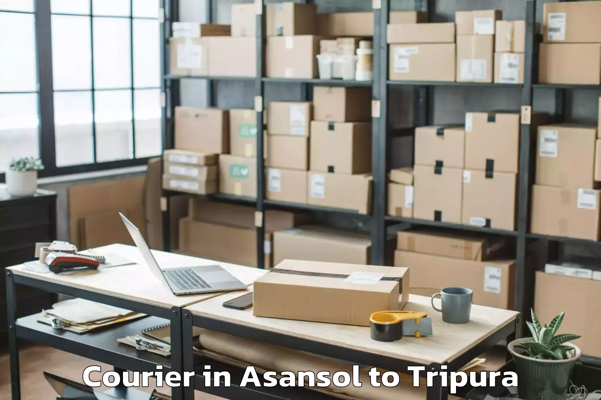 Professional Asansol to Teliamura Courier